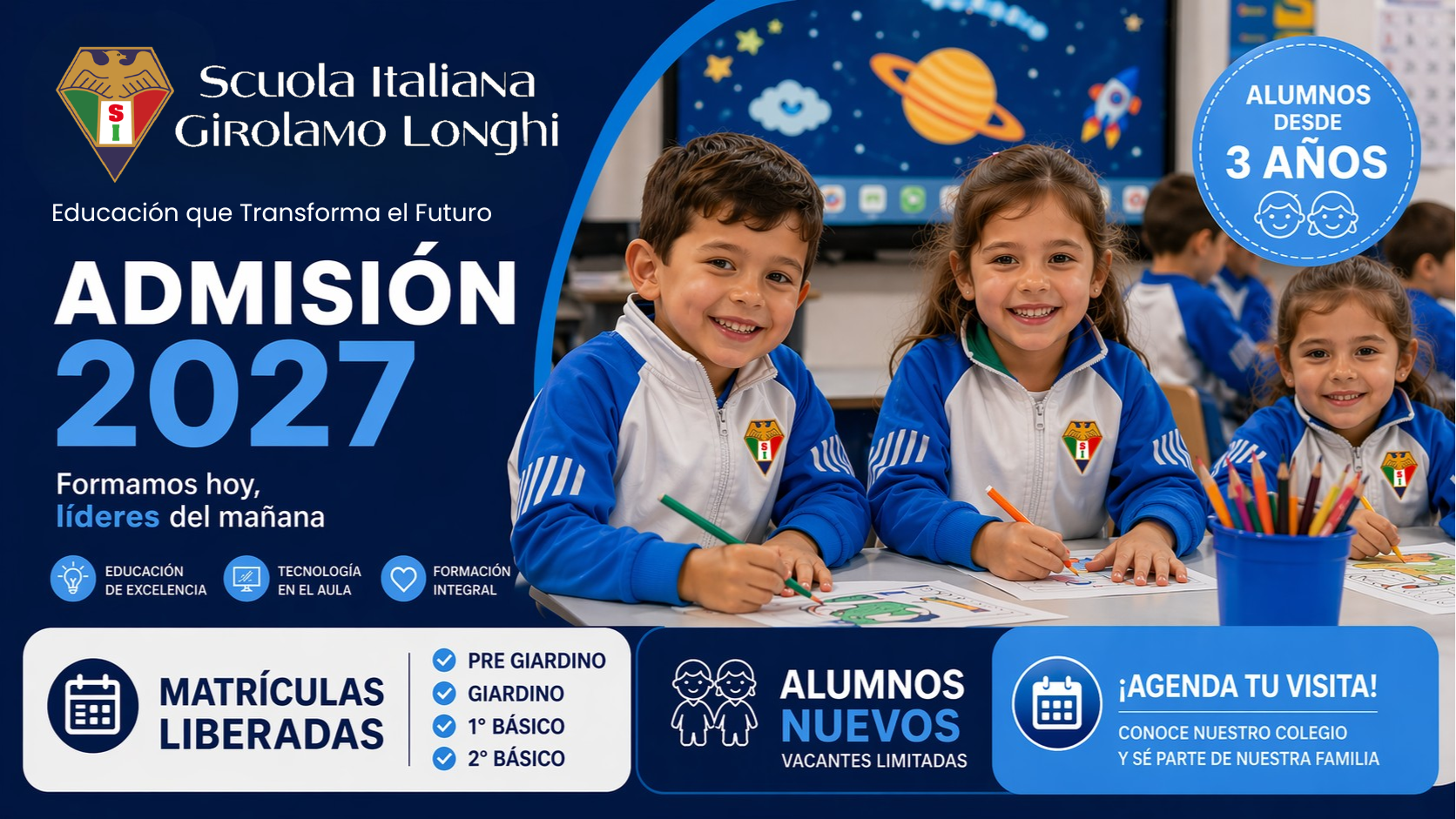 Admisión 2027 Scuola Materna